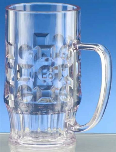 12 St. Bierkrüge 0,5l - bruchsicherer Kunststoff Gläser