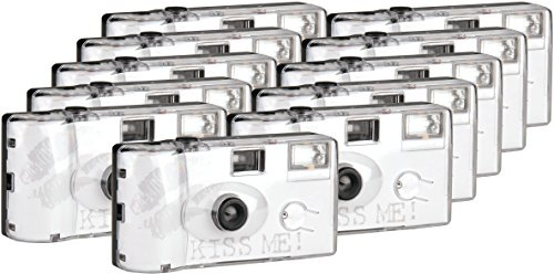 Topshot Kiss Me Einwegkamera / Hochzeitskamera 400/27 Flash (27 Fotos, Blitz, 9+2 Pack)