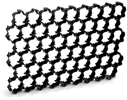 Rasengitterplatten schwarz 1,1 m² NEU Paddockplatten Rasengitter Rasensteine