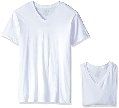 Fruit of The Loom Men's Tall 3-Pack Premium Tall Man V-Neck Underwear, White ice, X-Large Tall