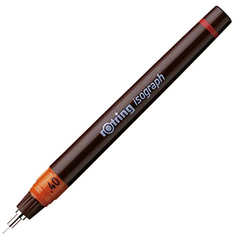 rOtring Isograph Technical Drawing Pen | 0.40 mm | Refillable Fineliner Pen