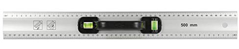 Cogex 48430 Lineal aus Aluminium, mit Griff und 2 Libellen