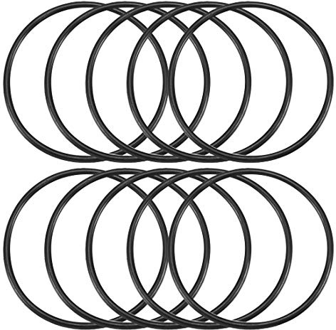 10 x svart 55 mm OD 50 mm Inner Dia Nitrilgummi O-ring Oil Seal tätning