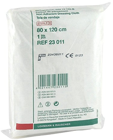 METALLINE Verbandtuch 80x120cm, 1 St