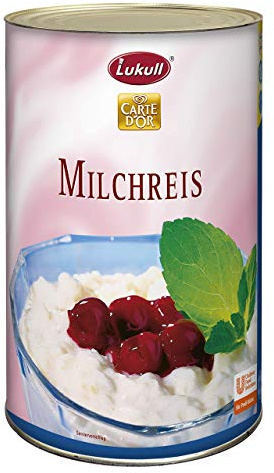 Lukull Milchreis (cremig, dezenter Vanille Geschmack) 1er Pack (1 x 1,95 kg)