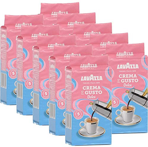 Lavazza Kaffee Crema e Gusto Delicato, gemahlener Bohnenkaffee (10 x 250g)