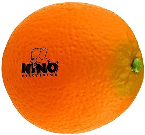 Nino Percussion Fruit Shaker Orange - Musical Instrument for Children from 3 Years - Plastic, Multicolored (NINO597)