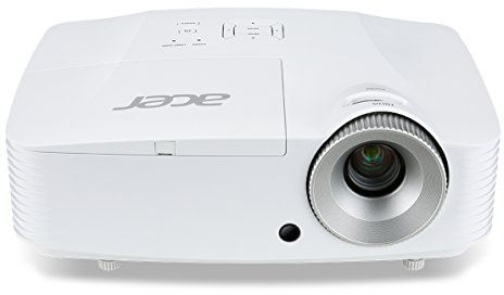 Acer X1378WH Proiettore Risoluzione WXGA, Connessione HDMI, VGA, DLP 3 D, Luminosità 3.800 ANSI, Contrasto 20.000:1, Lamp Life 3.000 h, Speaker Integrati, Bianco