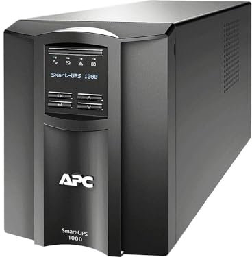 APC Smart-UPS SMT, SMT1000I, Sistema de alimentación ininterrumpida, SAI, 1000 VA, Color Negro