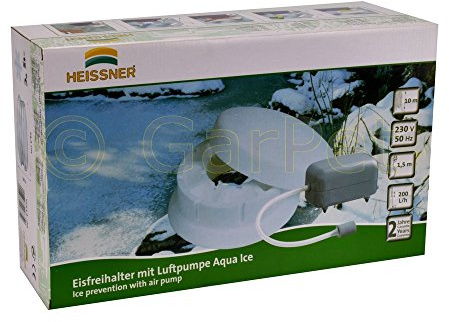 HEISSNER TZ513-00 Eisfreihalter 25 cm mit Luftpumpe 200 L/h