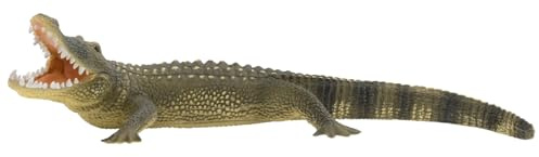 Bullyland 63690 - Spielfigur Alligator, ca. 19 cm große Tierfigur, detailgetreu, PVC-frei, ideal als kleines Geschenk für Kinder ab 3 Jahren