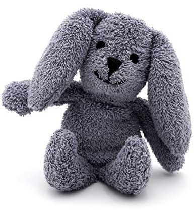 Thermal-Aid Zoo Mini — (Baxter the Bunny) — Mold-Resistant, Washable Hot & Cold Pack for Kids — Heating and Cooling Pad with Natural Corn Filling — Reusable Plush Toy