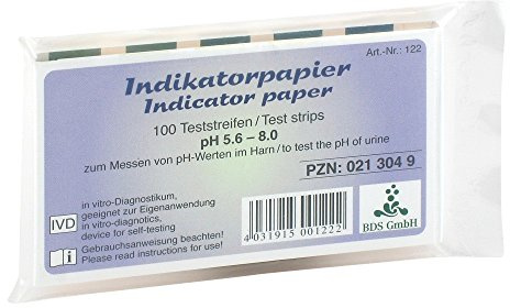 Indikatorpapier Teststreifen