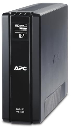 APC UPS 1500VA Battery Backup Surge Protector, BR1500G Backup Battery Power Supply with AVR