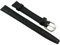 myledershop 14mm Kalb Leder Uhrenarmband Schwarz Silberschließe inkl Montageanleitung