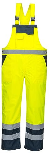 Portwest Cotte Contrast non-doublée, Couleur: Jaune/Marine, Taille: M, S488YNRM