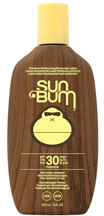 Sun Bum Original SPF 30 Sun Cream Body Lotion - 237ml | Broad Spectrum Moisturizing Sunscreen with Vitamin E, Hawaii 104 Act Compliant (Made without Octinoxate & Oxybenzone)