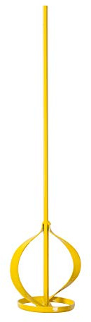 STANLEY Stht2-28043 Mélangeurs À Enduits, Jaune, 100 Mm - S'Adapte Aux Perceuses De 8Mm Ou 10Mm - Capacité Maximale 20Kg
