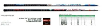 Lineaeffe Fest Delta 6 m 5-20 g Fixe Rute Angeln im Meer Fluss See Teleskopische Carbon