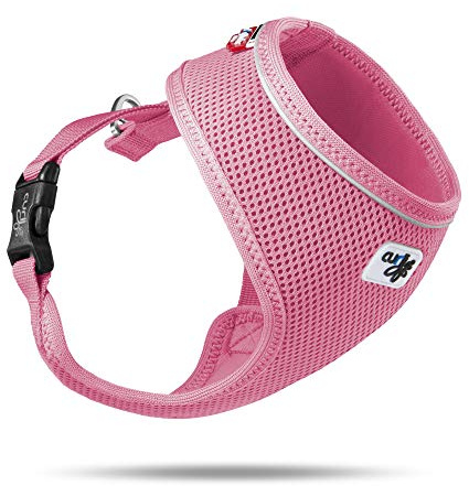 Curli Grundläggande sele Air-Mesh Rosa M