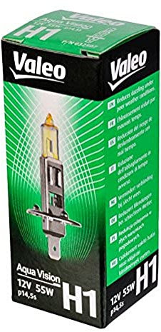 Valeo 32507 H1 Glühlampe Cardboard Aqua Vision