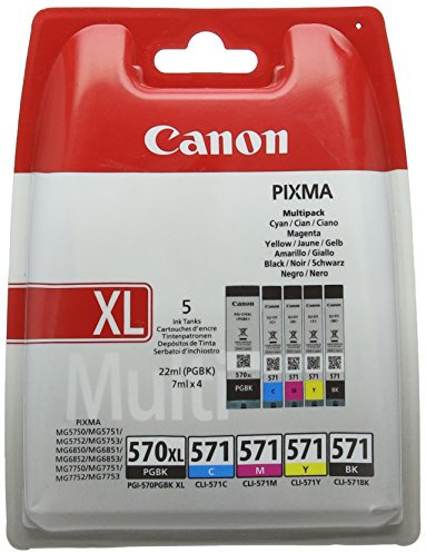 Canon PGI-570XL/CLI-571 PGBK Combo, schwarz