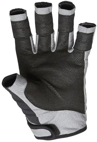 Helly Hansen SAILING GLOVE SHORT – Unisex Handschuhe zum Segeln und für Wassersport – Lederhandschuhe als Wind- und Wetterschutz auf dem Wasser