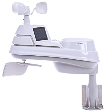 AcuRite 06014 PRO+ 5-in-1 Weather Sensor with Rain Gauge, Wind Speed, Wind Direction, Temperature and Humidity