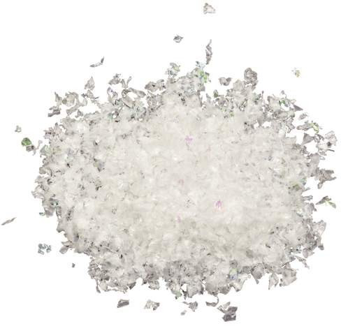 Riffelmacher 14191 - Kristallschnee, 100 g, Kunstschnee, Pulverschnee, Schneeflocken, Weihnachten, Dekoration, Winter, Winterlandschaft, Adventskranz, Krippe