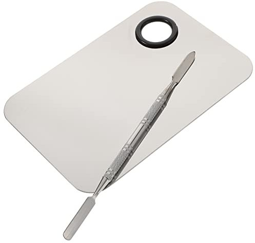 Stainless Steel Makeup Mixing Blending Palette Spatula Tools