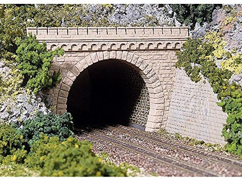 Auhagen 41587.0 - Tunnelportale zweigleisig, 202 x 137 mm, bunt