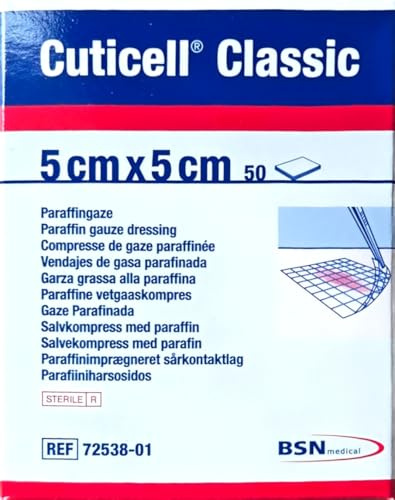 CUTICELL Classic Wundgaze 5x5cm, 50 St