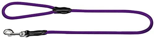 HUNTER FREESTYLE Hundeführleine mit Handschlaufe, wetterfest, 1,0 x 110 cm, violett