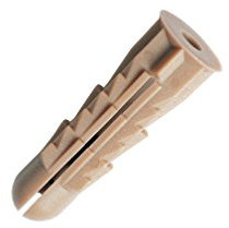 SCELL-IT, Cheville polypropylène Ø8x30, Sachet de 100, MUTP08, robustes et polyvalentes pour vos fixations