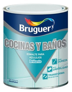 Esmalte Azulejos Bruguer 750 Ml. Azul Pacifico