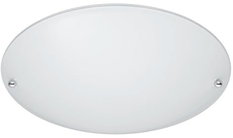 Trio 6196011-01 Lampada da Soffitto, Vetro Opaco, bianco