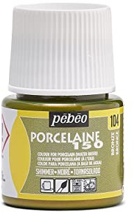 Pebeo Porcelaine 150 Porzellanfarbe, Shimmer Bronze, Shimmer Bronze