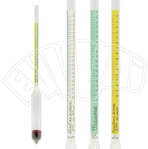 GLEUCOMETRO GUYOT TASCABILE A 3 SCALE - MISURA ZUCCHERO, ALCOOL, BAUMÈ VINO