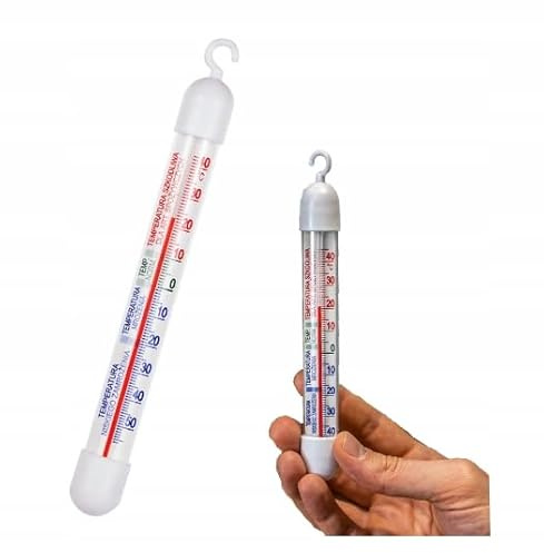 Kühlschrankthermometer Kühlschrank - Gefrierschrank Thermometer -40°C bis +40°C analog 19 cm Lang