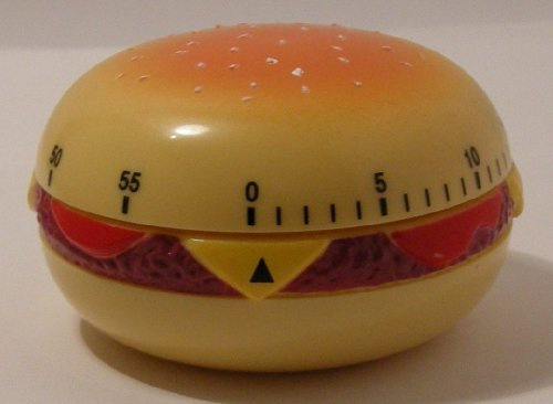 Kurzzeitwecker - Küchenwecker - Hamburger - 60 Minuten