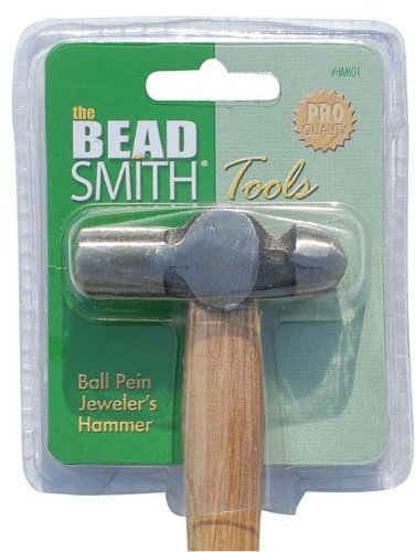 Beadaholique Joyero Martillo de Bola - 6,35 cm Head - Metal forja