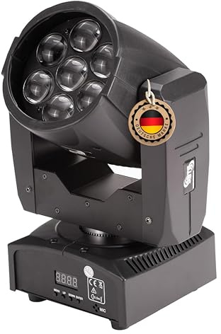 ETEC Professional LED Zoom Moving Head 7Z Washer DMX Veranstaltung Bühnenbeleuchtung Licht Party Disco Show DJ Farbmischung