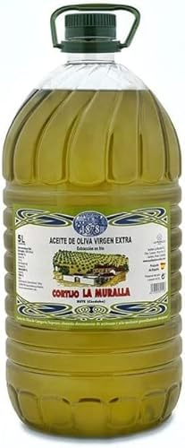 Aceite de Oliva Virgen Extra - Hojiblanca - Garrafa 5 Litros - Extracción en frío - Olivar tradicional - Parque Natural de la Subbética Rute, Córdoba, Andalucía - [PRODUCTO DE ESPAÑA]