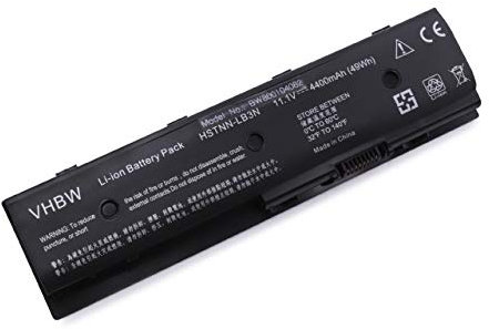 vhbw Battery compatible with HP CompaQ Pavilion DV6-7099, DV6T-7000, DV6T-8000, DV6-8000, DV6-8099 Laptop (4400 mAh, 11.1 V, Li-Ion)