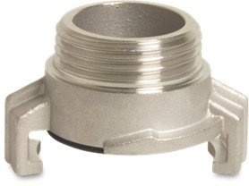 GEKA-kompatibel: V4A Garten-Schnellkupplung 1-1/4 AG Viton-Dichtung