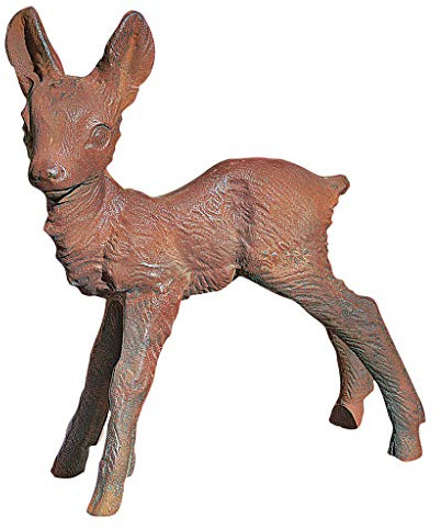 Design Toscano SP15006 Cerf Sculpture Rouge 12,5 x 32 x 38 cm