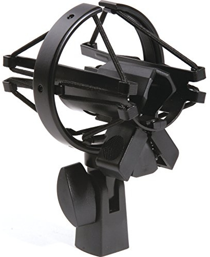 Fame Audio EA 18/28 Mikrofonspinne, Hochwertige Universelle Mikrofonhalterung, 18-28mm Durchmesser, Hohe Stabilität, Effektive Akustische Entkopplung, Ideal für Richtrohrmikrofone