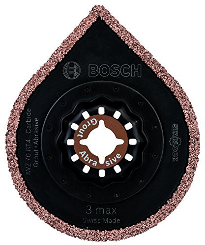 Bosch Professional 2608661757 Starlock 3 Max Malta AVZ 70 RT4, Nero, Lama Segmentata 70 mm, 1 Pezzo