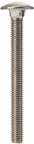 AHCM8 8mm x 80mm A2 Stainless Steel Cup Square Carriage Bolts Without Nuts (Pack of 10 Coach Bolts)