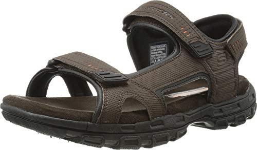 Skechers Men's Gander-Louden Fisherman Sandal, Brown (BRN), 12 UK